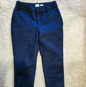 Black 7/8 length slacks